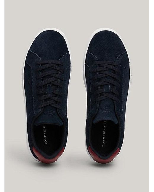 Zapatillas deportivas de ante Tommy Hilfiger de hombre de color Blue