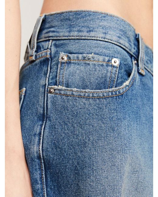 Tommy Hilfiger Blue Dual Gender Wide Tapered Jeans for men
