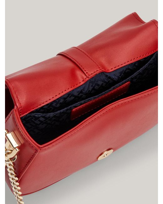 Tommy Hilfiger Red Heritage Chain Crossover Bag