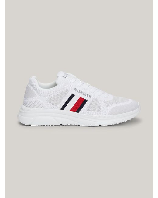 Tommy Hilfiger Metallic Modern Knit Mid-top Runner Trainers for men