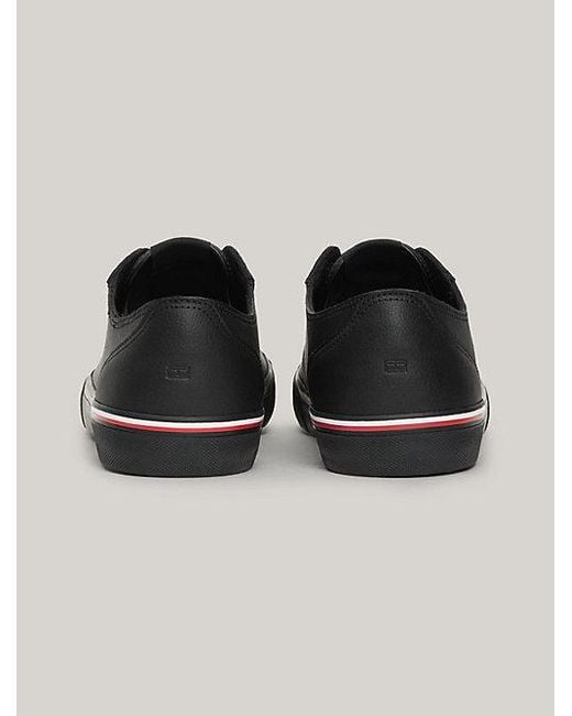 Tommy Hilfiger Logo-Sneaker mit Branding-Besatz in Black für Herren