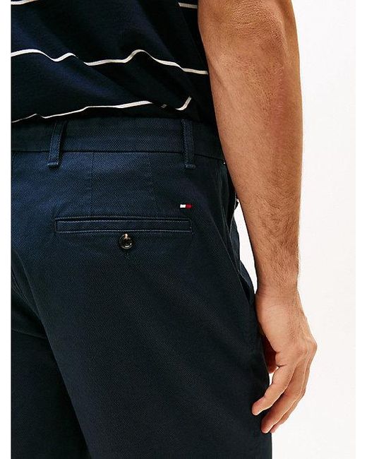 Tommy Hilfiger Harlem Relaxed Fit Chino Short in het Blue voor heren