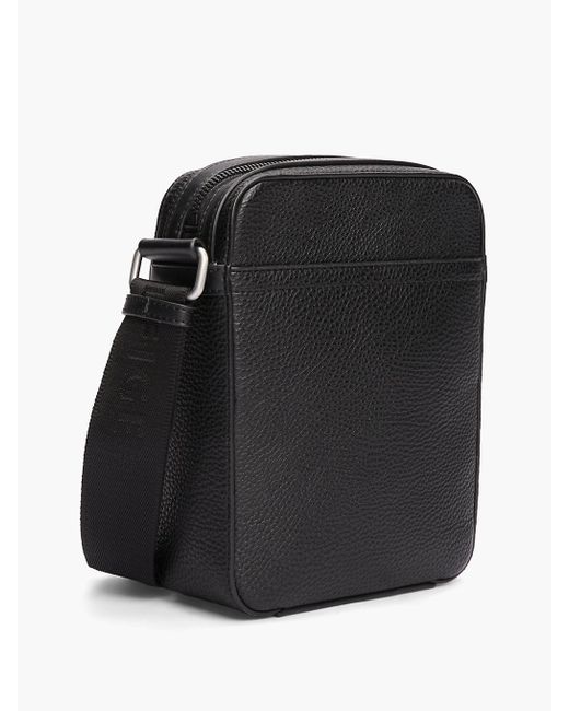Tommy Hilfiger Black Th Business Corporate Reporter Bag for men
