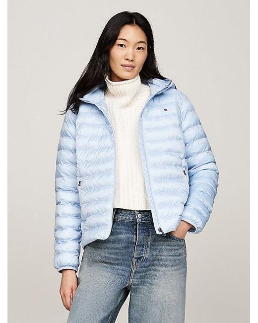 Tommy Hilfiger Blue Steppjacke LW PADDED STRIPE JACKET