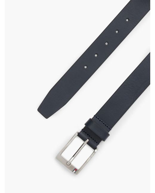 Tommy Hilfiger Black Leather Belt for men