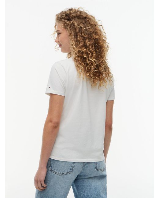 Tommy Hilfiger White 1985 Collection Logo T-shirt