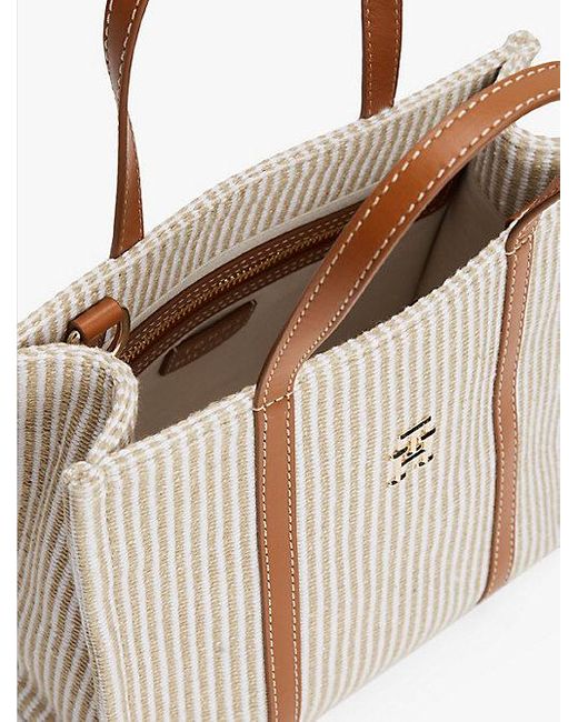 Tommy Hilfiger Natural Th Monogram Crossbody-Strand-Tote