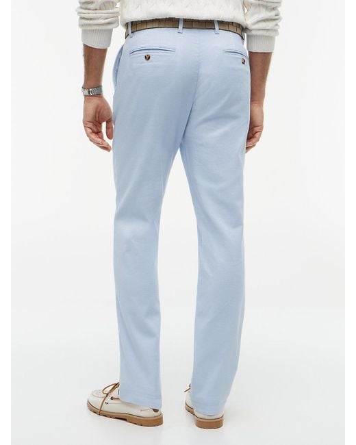 Tommy Hilfiger Blue Denton Slim Straight Open Structured Chinos for men