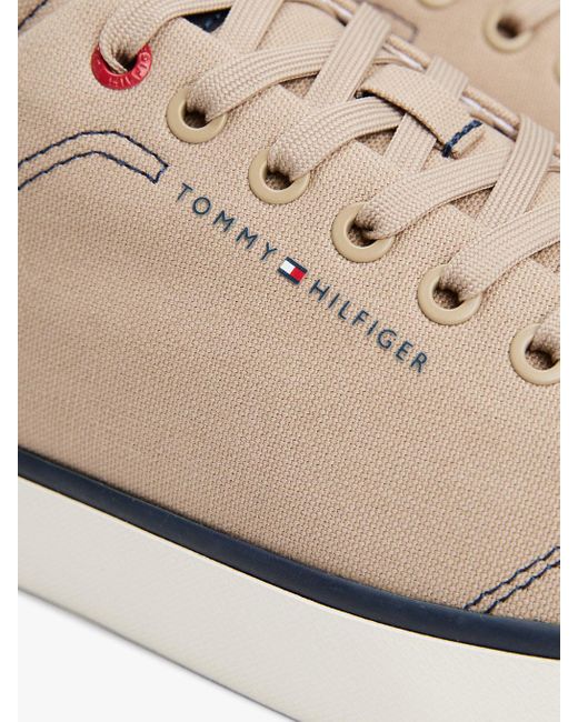 Baskets À Coutures Contrastées Et Écusson Tommy Hilfiger pour homme en coloris Natural