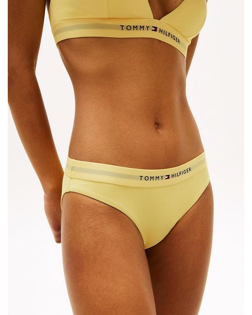 Tommy Hilfiger Orange Original Logo Classic Bikini Bottoms