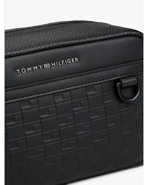 Tommy Hilfiger Modern Toilettas Met Metalen Logo in het Black voor heren
