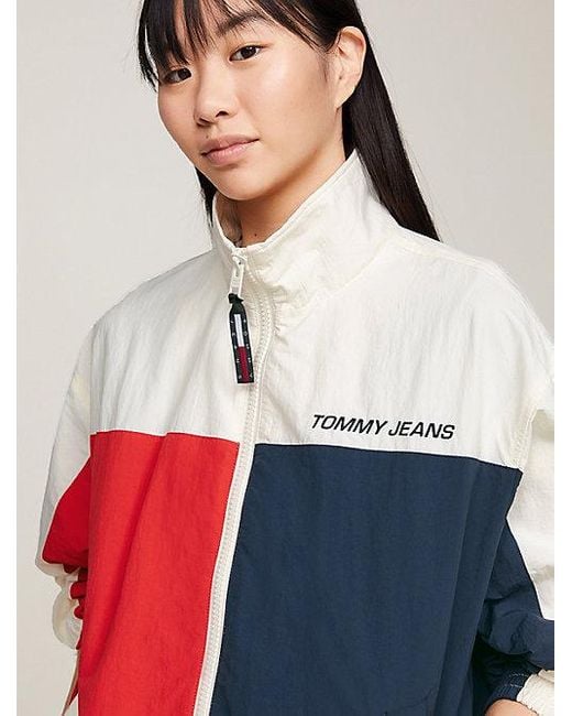 Tommy Hilfiger Tommy Jeans International Games Color Block-Windjacke in White für Herren