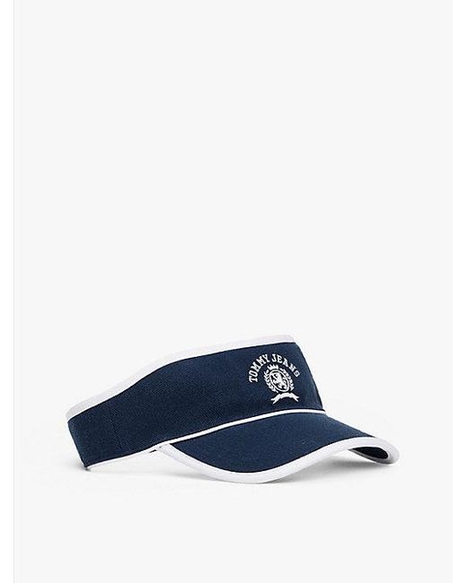 Visera Con Logo Y Escudo Tommy Hilfiger de color Blue