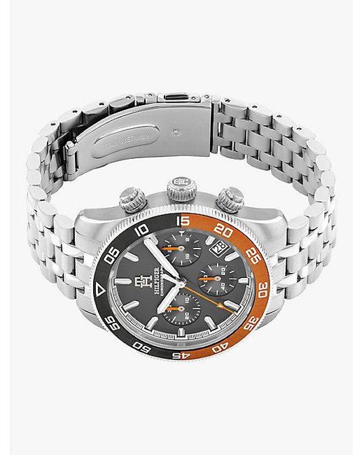 Reloj Cronógrafo Con Bisel Degradado Tommy Hilfiger de hombre de color Gray