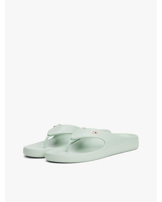 Tongs À Drapeau En Émail Tommy Hilfiger en coloris Green