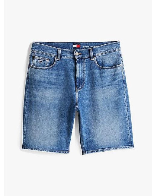 Tommy Hilfiger Isaac Relaxed Denim Short in het Blue voor heren