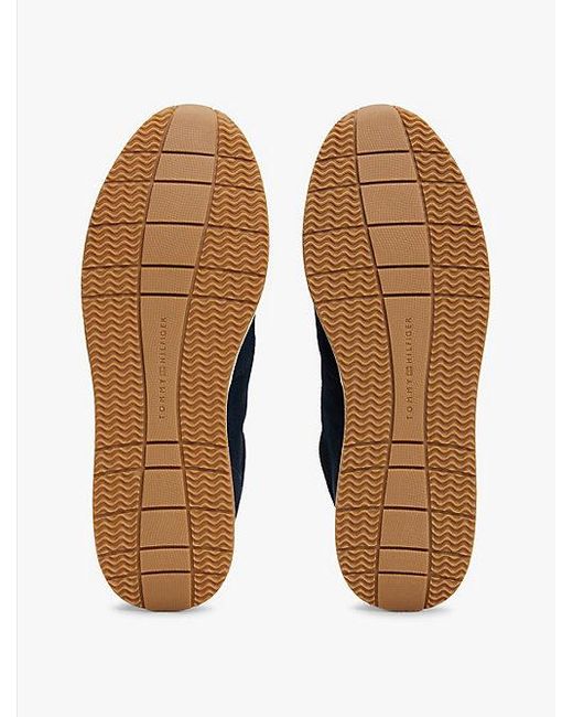 Tommy Hilfiger Hybrid-Sneaker Aus Wildleder in Blue für Herren