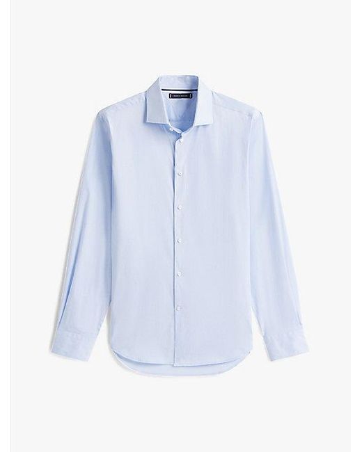 Tommy Hilfiger Smart Casual Th Flex Slim Fit Hemd in White für Herren