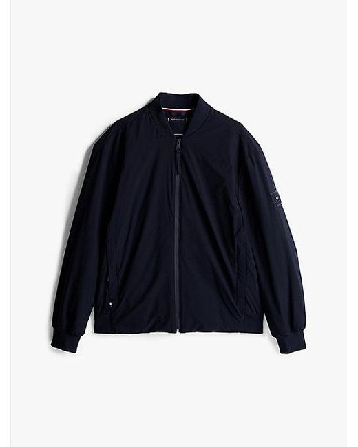 Tommy Hilfiger Performance Waterafstotend Bomberjack in het Blue voor heren
