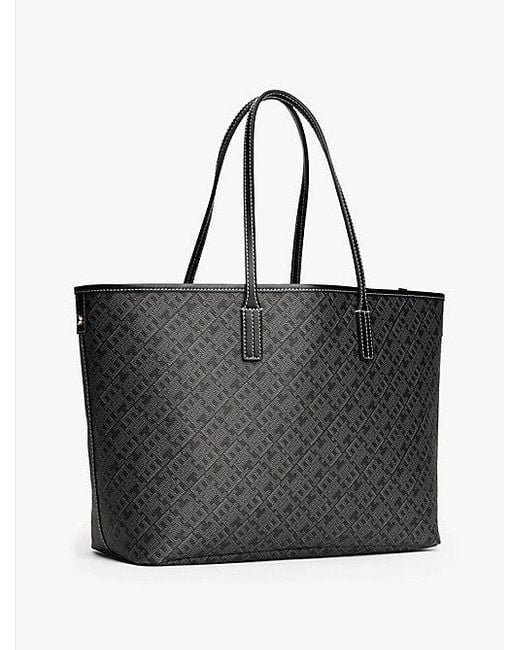 Tommy Hilfiger Shopper Met Th-Monogramprint in het Black