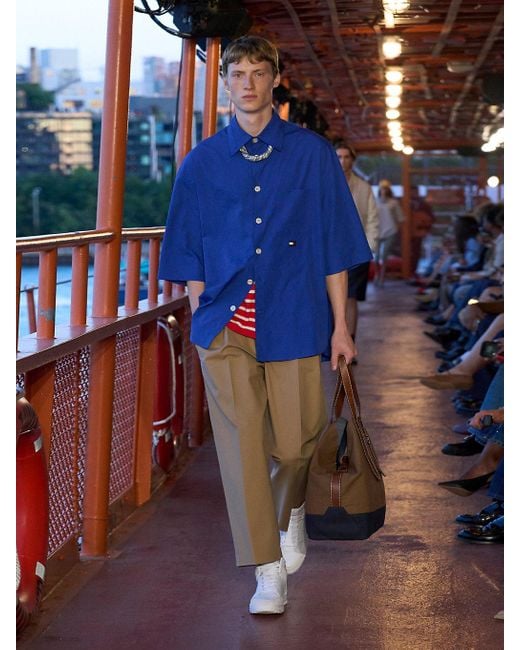 Cabas En Toile The Runway Collection Tommy Hilfiger pour homme en coloris Brown