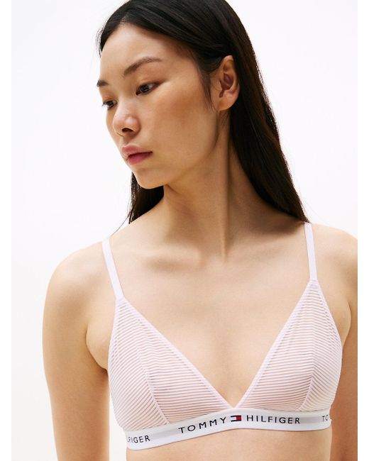 2 Pack Bralette Essential A Triangolo di Tommy Hilfiger in Multicolor