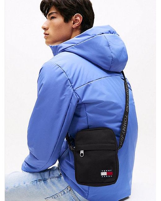 Tommy Hilfiger Essential Crossbody-Reportertasche in Black für Herren