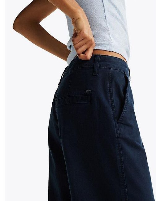 Pantalón Mia Con Corte Amplio Tommy Hilfiger de color Blue