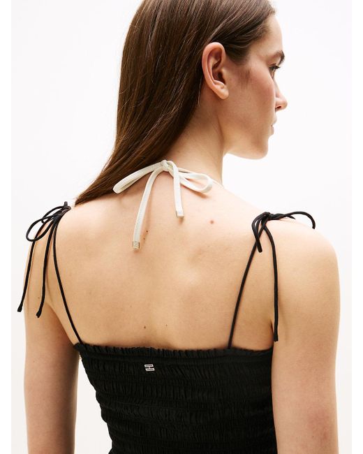 Tommy Hilfiger Black Smock Beach Dress