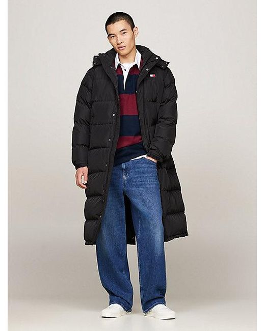 Abrigo Alaska Acolchado De Corte Largo Tommy Hilfiger de hombre de color Blue
