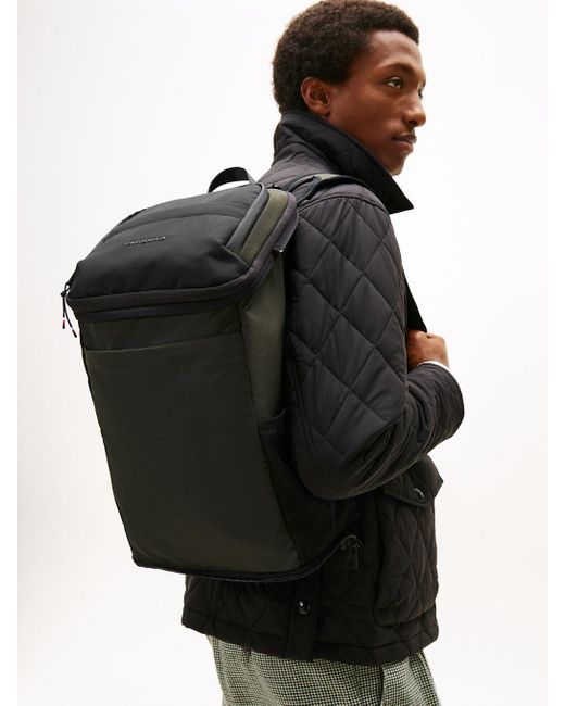Tommy Hilfiger Black S Travel Packable Backpack,dark Woodland One Size for men