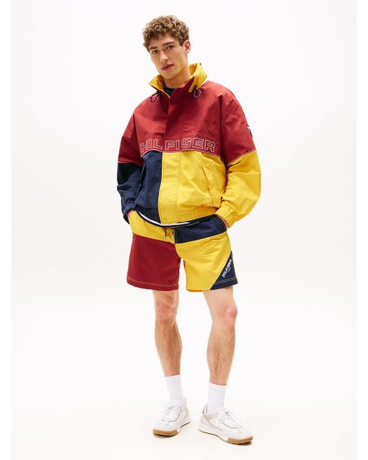 Tommy Hilfiger Orange Hilfiger Sailing Colour-blocked Regatta Jacket for men