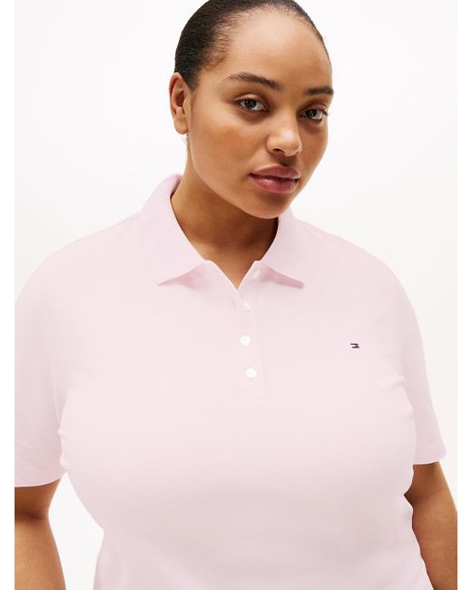 Polo coupe standard 1985 Collection Curve Tommy Hilfiger en coloris Pink
