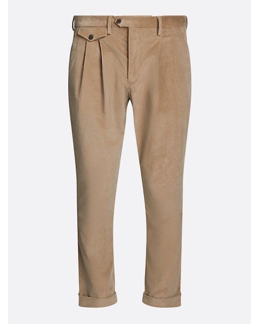 Tommy Hilfiger Natural Tailored Corduroy Trousers for men