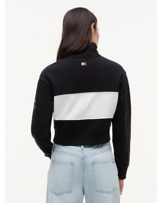 Tommy Hilfiger White Th X Cadillac Formula 1® Team Miami Half-zip Sweatshirt