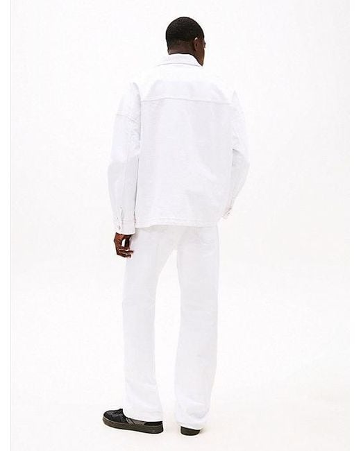Tommy Hilfiger Relaxed Utility-Jack in het White voor heren