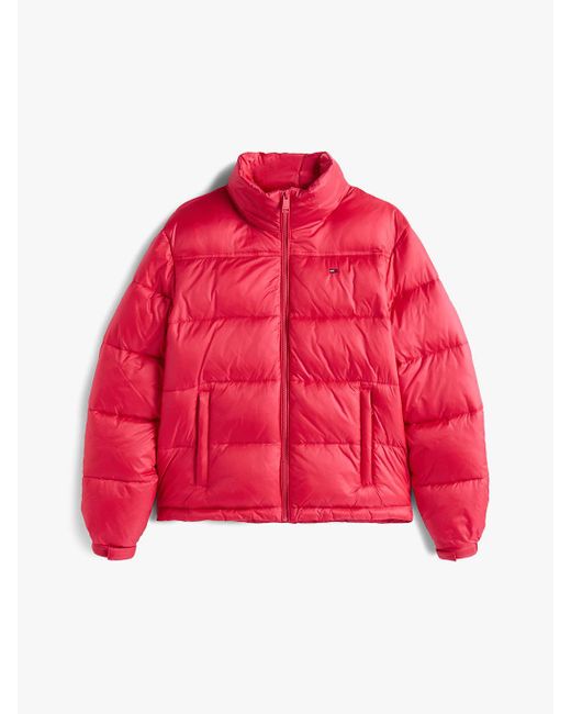 Giubbino Imbottito Relaxed Fit di Tommy Hilfiger in Red