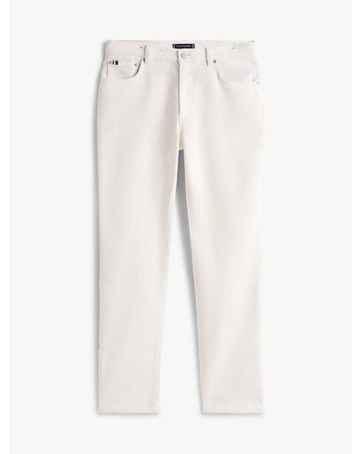 Pantalón Denton Recto En Tejido Moleskin Tommy Hilfiger de hombre de color Blue