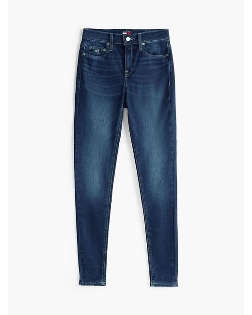Tommy Hilfiger Blue Nora Mid Rise Skinny Jeans
