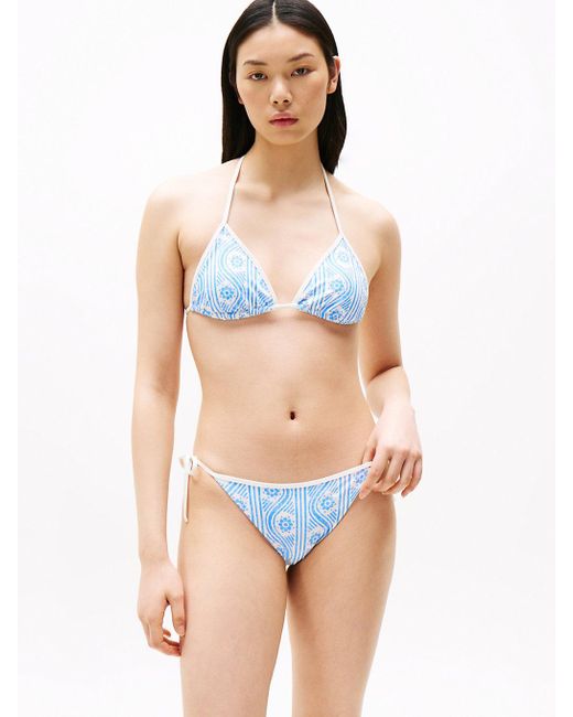 Tommy Hilfiger Multicolor Padded Triangle Bikini Top