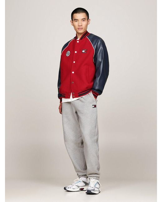 Veste Universitaire Tj X Game Day À Logo Tommy Hilfiger pour homme en coloris Red