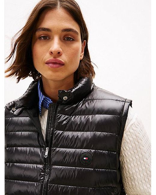 Tommy Hilfiger Gray Curve Ultraleichte Daunenweste