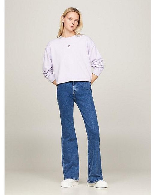 Tommy Hilfiger Sylvia High Rise Skinny Flared Jeans in het Blue