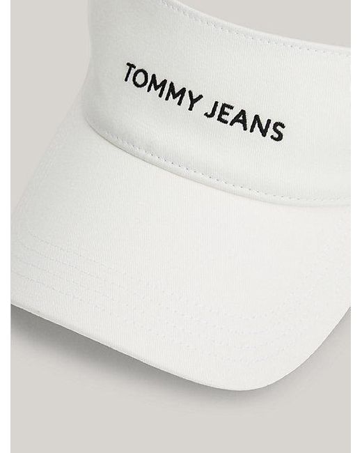 Tommy Hilfiger Zonneklep Met Paneel Van Mesh En Logo in het White