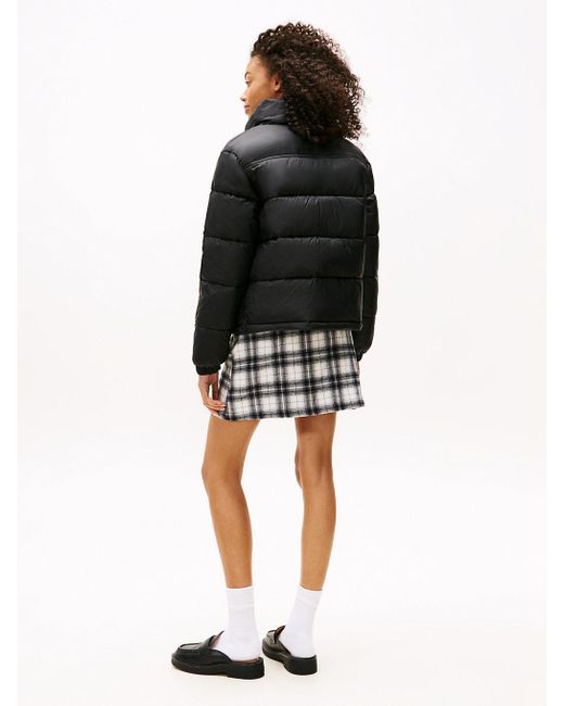 Doudoune Décontractée À Capuche Compressible Tommy Hilfiger en coloris Black