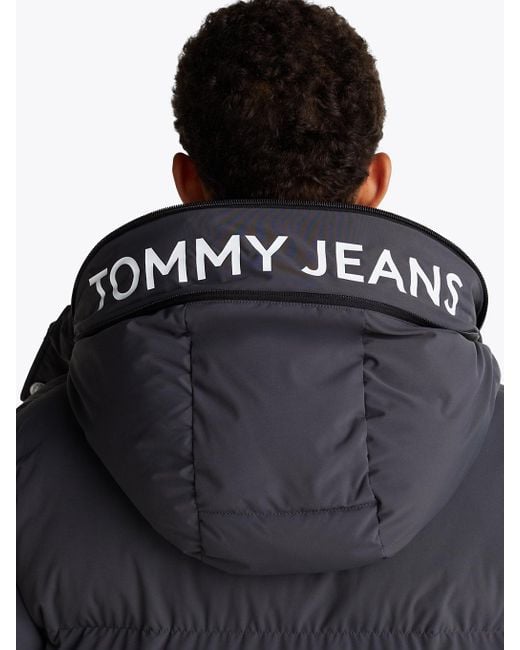 Giubbino Relaxed Fit Imbottito Con Cappuccio di Tommy Hilfiger in Blue da Uomo