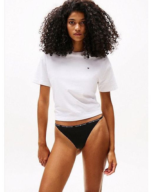 Tommy Hilfiger Set Van 3 Microvezel Slips in het White