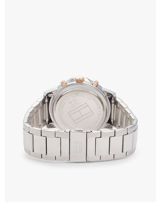 Orologio Cronografo Bicolore Con Quadrante Blu di Tommy Hilfiger in Blue da Uomo