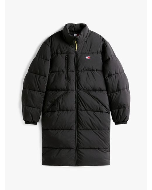 Parka Longue Décontractée À Capuche Tommy Hilfiger pour homme en coloris Black