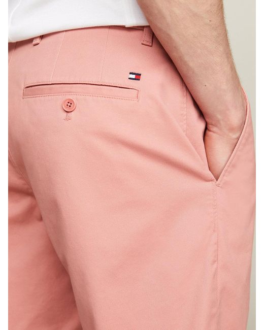 Short chino Brooklyn 1985 Collection Tommy Hilfiger pour homme en coloris Pink